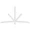 Ekena Millwork Alberta Architectural Grade PVC Gable Bracket, 96"W x 56"H x 4"D x 4"F, 14/12 Pitch GBP096X56X0404ALB00 - alternate 3